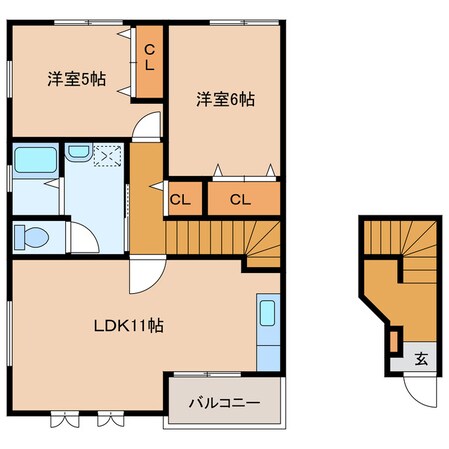 セトゥールメントコーポの物件間取画像